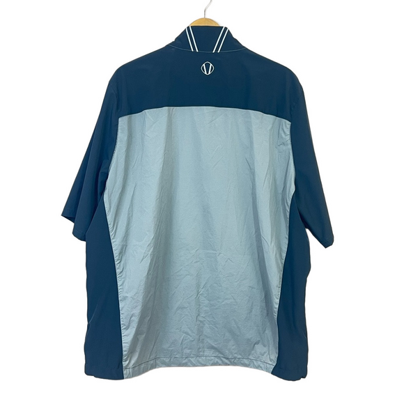 Sunice Golf Mens George Short Sleeve Windbreaker Pullover XXL Bali Hai Golf Club - Picture 2 of 13